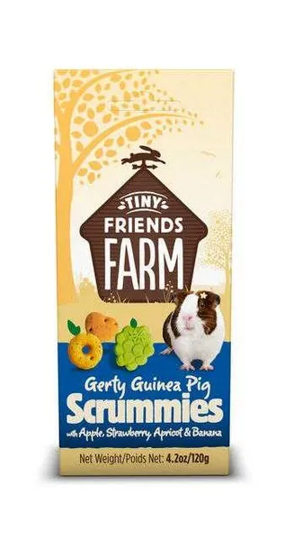 1ea 4.2 oz. Supreme Tiny Friends Farm Gerty Guinea Pig Scrummies - Treats